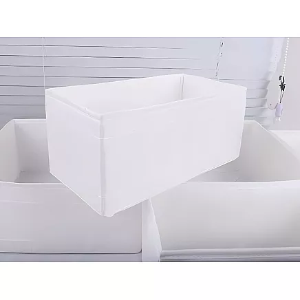 Bra organiser underwear socks clothes drawer wardrobe white