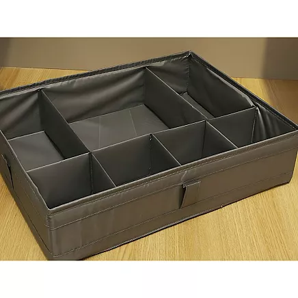 Underwear organiser sock drawer drawer divider insert grey