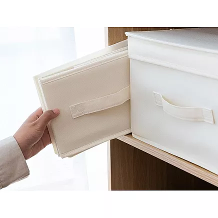 Clothes organiser underwear trousers drawer wardrobe socks white