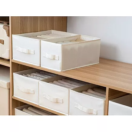 Clothes organiser underwear trousers drawer wardrobe socks white