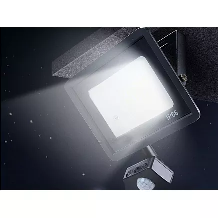 Halogen floodlight led 20w 6000k with dusk-to-dawn sensor ip66