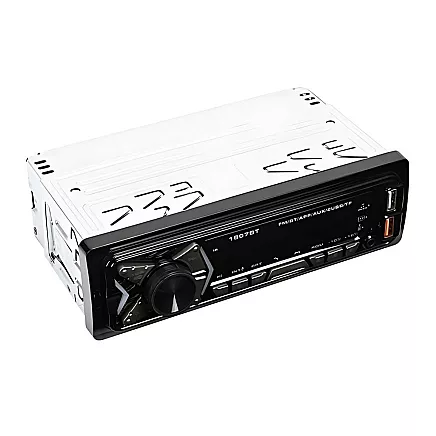 Car radio bluetooth usb aux sd 1-din speakerphone remote control