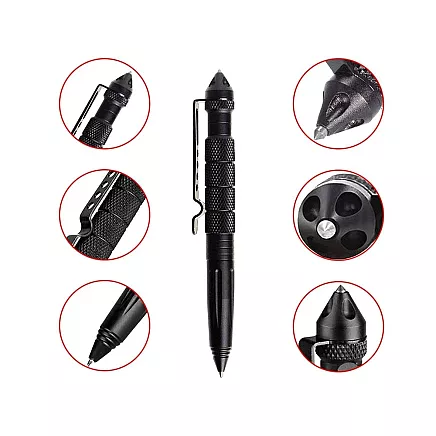 Kubotan samoobrony tactical long language 2x cartridge