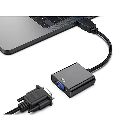 Converter adapter hdmi to vga d-sub cable black