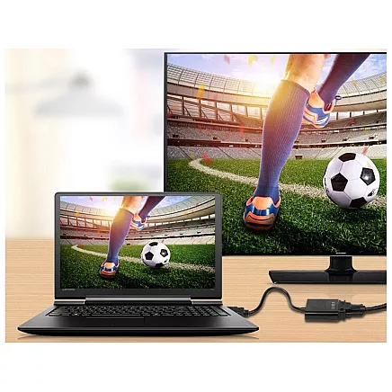 Converter adapter hdmi to vga d-sub cable black