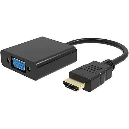 Converter adapter hdmi to vga d-sub cable black