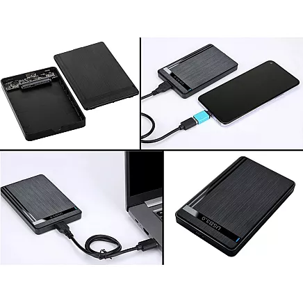 Drive enclosure hdd ssd adapter 2.5 usb 3.0 sata cable case