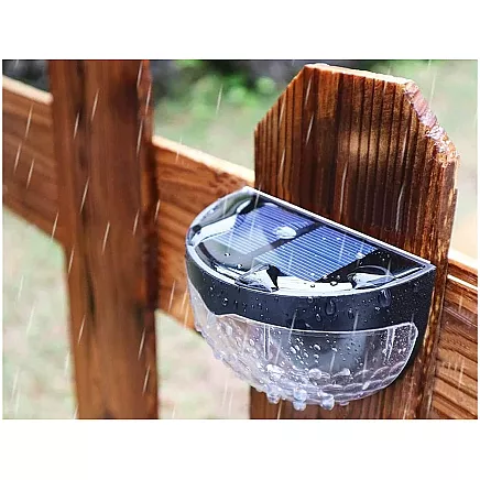 Solar lantern wall lamp dusk sensor led façade garden lamp