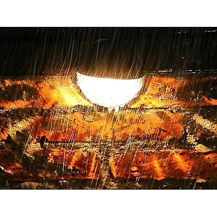 Solar lantern wall lamp dusk sensor led façade garden lamp