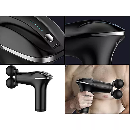 Back massage gun body leg massager strong massage gun 4 tips