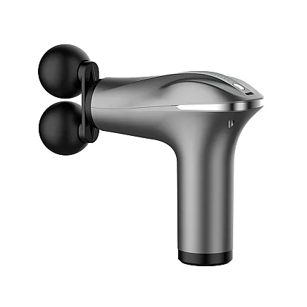 Jaudīga masāžas pistole muskuļiem un ķermenim ar 4 uzgaļiem