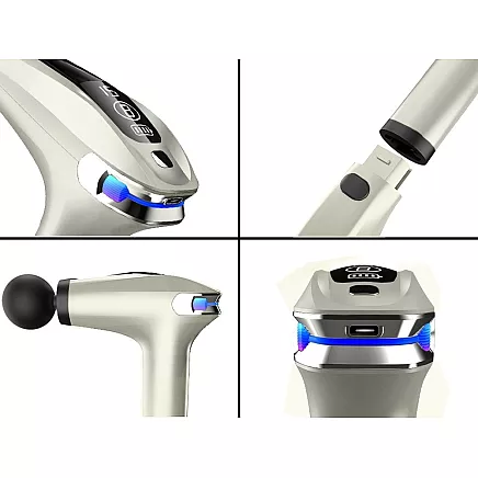 Muguras ķermeņa kāju masāžas pistoles spēka pistole 4 padomi