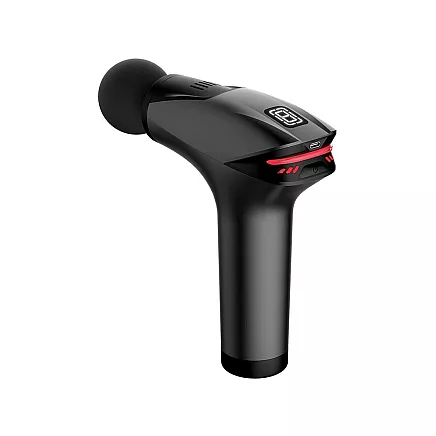 Jaudīga masāžas pistole ķermenim un muskuļiem ar 5 uzgaļiem