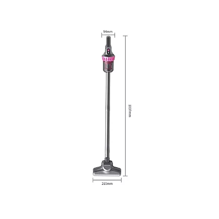 Upright hoover bagless handheld 2in1 100w 4 hepa nozzles