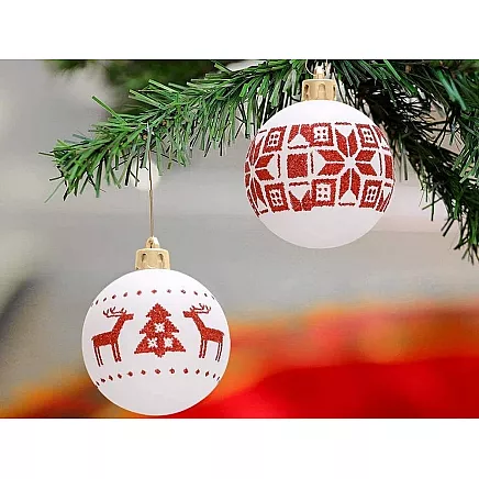 5cm choynight balls set of 30 sizes non-breaking decorations