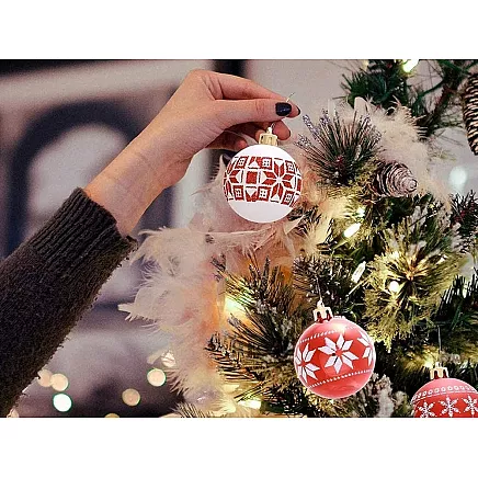 5cm choynight balls set of 30 sizes non-breaking decorations