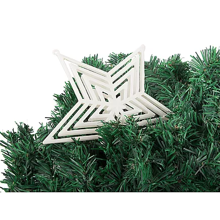 Christmas tree star christmas tree top unbreakable white
