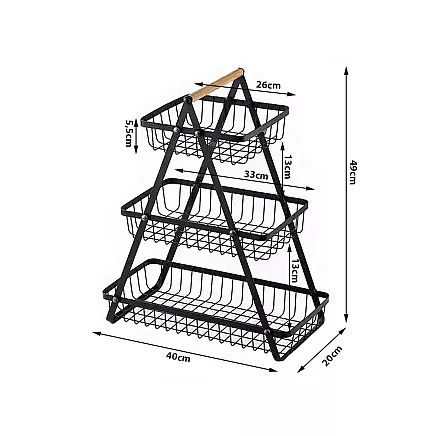 Trīs Līmeņu Virtuves Organaizers, Plaukts