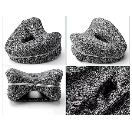 Orthopaedic pillow leg wedge between the knees for sleeping leg separator