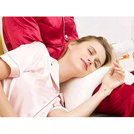 Orthopaedic pillow with armhole for sleeping memory white arch