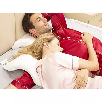 Orthopaedic pillow with armhole for sleeping memory white arch