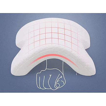 Orthopaedic pillow with armhole for sleeping memory white arch