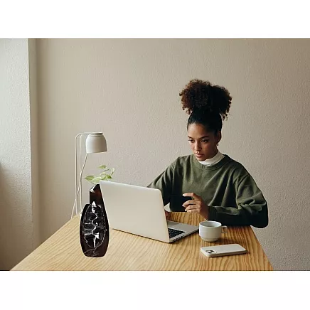 Aromātiskais kamīns ūdenskritums vīrakam + 10 konusi, melns