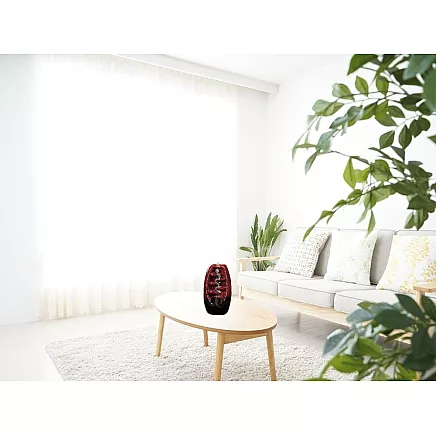 Keramikas aromas kamīns ūdenskritums + 10 vīraka konusi, sarkans