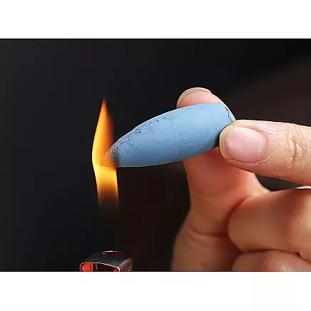 Keramikas aromas kamīns ūdenskritums + 10 vīraka konusi, sarkans