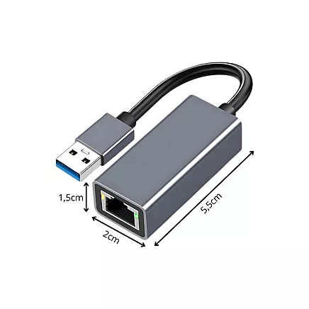 Adapter usb type a ethernet adapter network card lan rj45 100mb