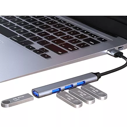 Usb 3.0 5gb/s splitter hub adapter station 4x usb 3.0 ports