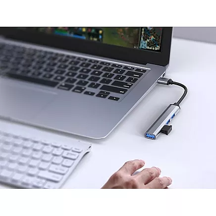 Usb 3.0 5gb/s splitter hub adapter station 4x usb 3.0 ports