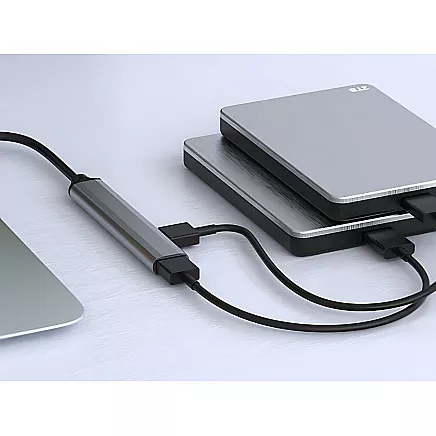 Usb 3.0 5gb/s splitter hub adapter station 4x usb 3.0 ports