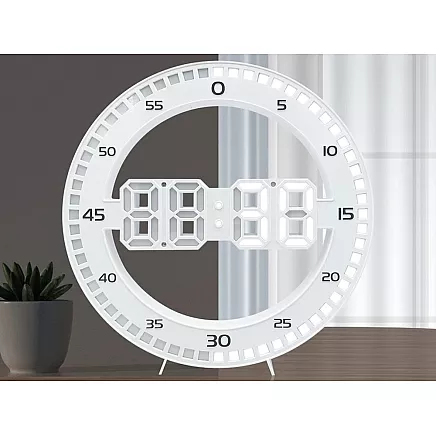 Alarm clock led electronic thermometer with alarm backlit thermometer