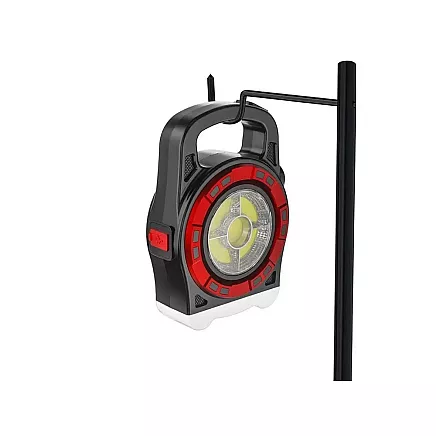 Solar torch portable rechargeable led light powerbank reflector power