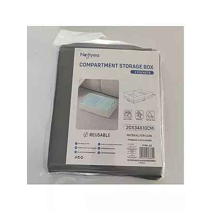 Lingerie drawer organiser clothes socks drawer with divider grey