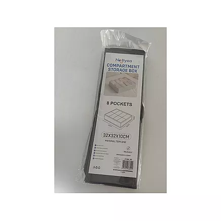 Clothes organiser underwear for wardrobe drawer grey universal