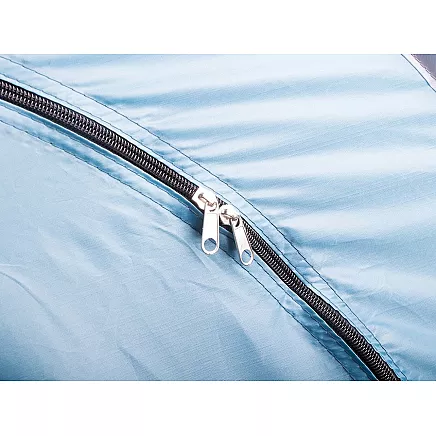 Pašatverams pludmales telts ar rāvējslēdzēju, liels, pop-up, pārnēsājams, zils