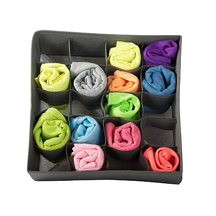 Underwear organiser socks drawer cupboard insert 20 compartments
