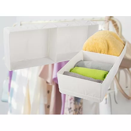 Underwear organiser socks drawer wardrobe liner dividers large