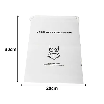 Ūdensizturīga ceļojumu apakšveļas soma – organizators, caurspīdīga