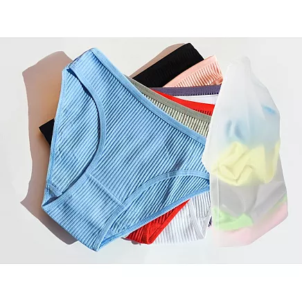 Ūdensizturīga ceļojumu apakšveļas soma – organizators, caurspīdīga