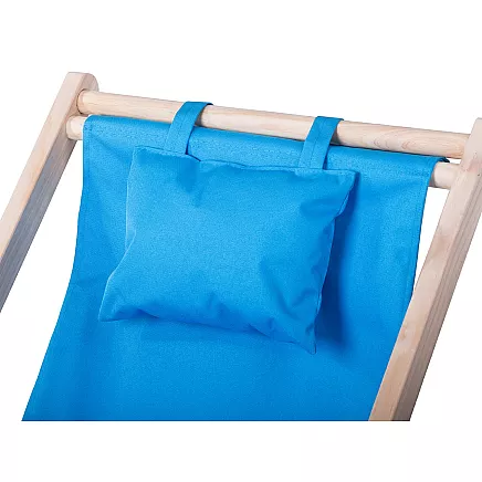 Wooden deckchair beach chairs folding garden cushion beach chair