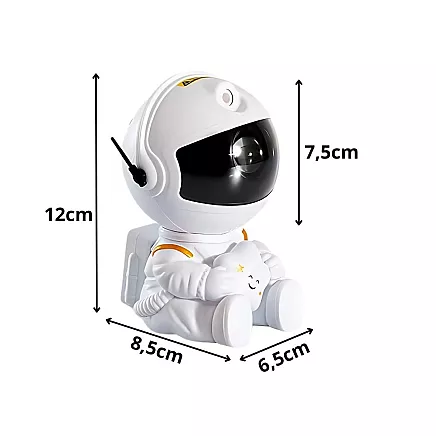 Astronauta zvaigžņu projektors ar tālvadības pulti