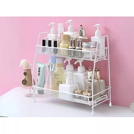Kitchen shelf kitchen organiser standing two-tier loft spice rack