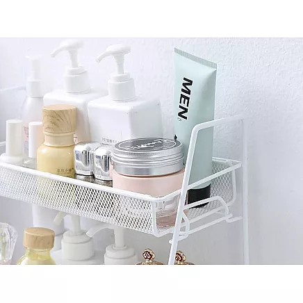 Kitchen shelf kitchen organiser standing two-tier loft spice rack