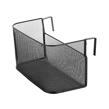 Basket metal door-hung organiser kitchen hanging shelf