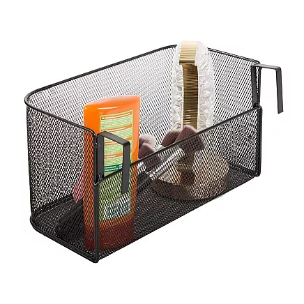 Basket metal door-hung organiser kitchen hanging shelf