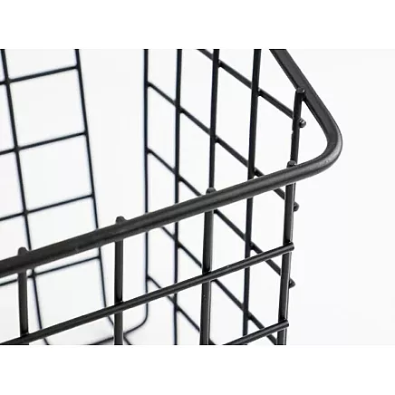 Basket metal door-hung organiser kitchen hanging shelf