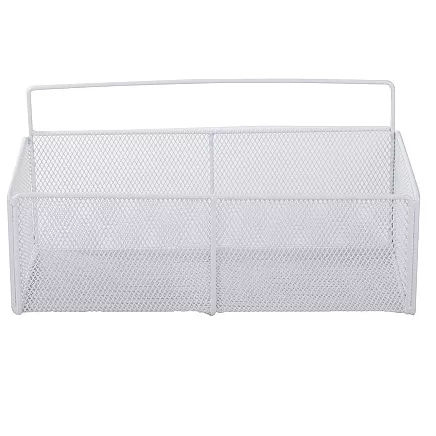 Piekaramais grozs metāla organizators piekaramais plaukts virtuve balts